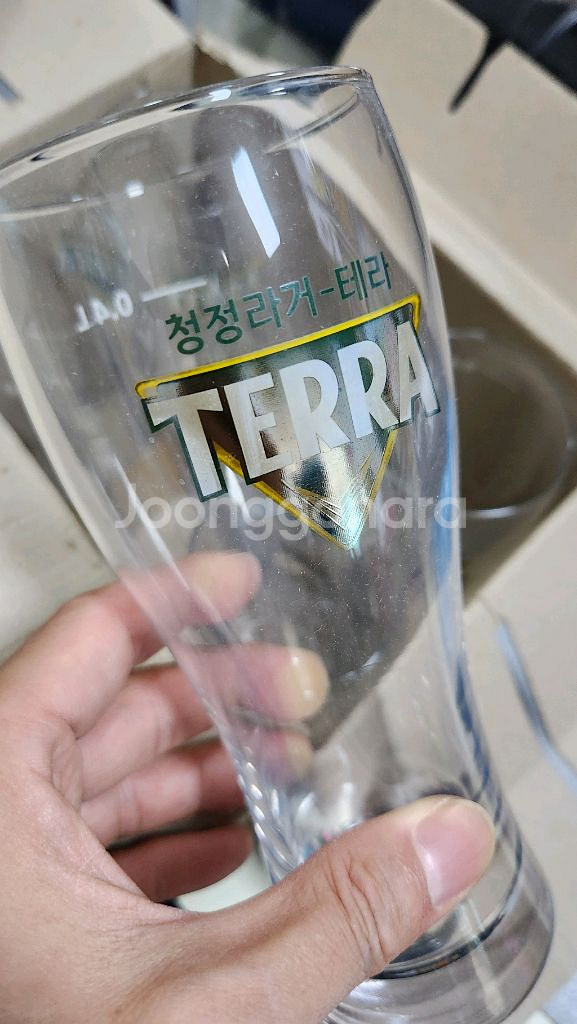 테라맥주잔400cc. 6잔--0