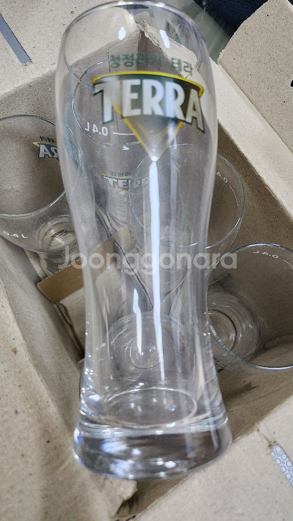 테라맥주잔400cc. 6잔--1