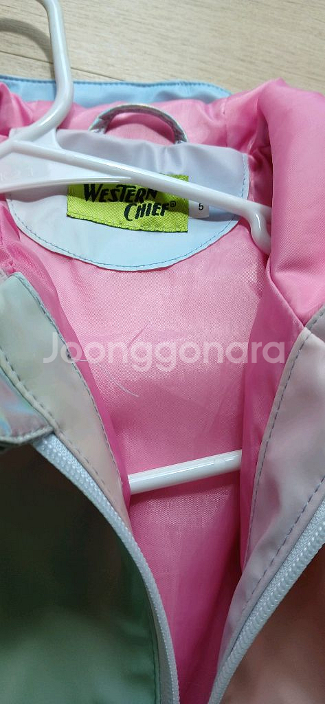 여아 아동 바람막이 겸 우비 5~6세 사이즈--1