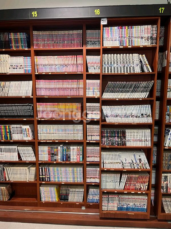 300개 만화방책장 만화카페책장 선반 다이 칸막이 진열--1