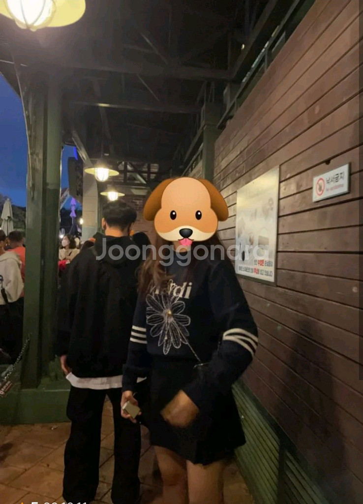 마르디 플라워 니트 풀오버 퍼플M--6