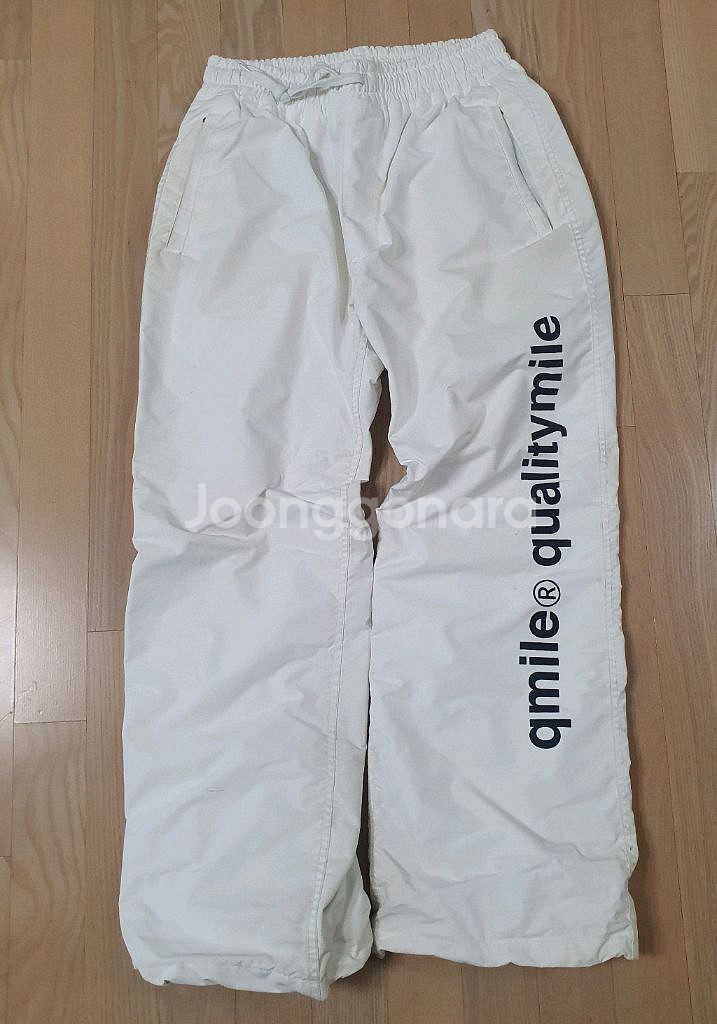 큐마일 흰색바지 L--0