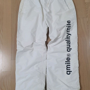 큐마일 흰색바지 L