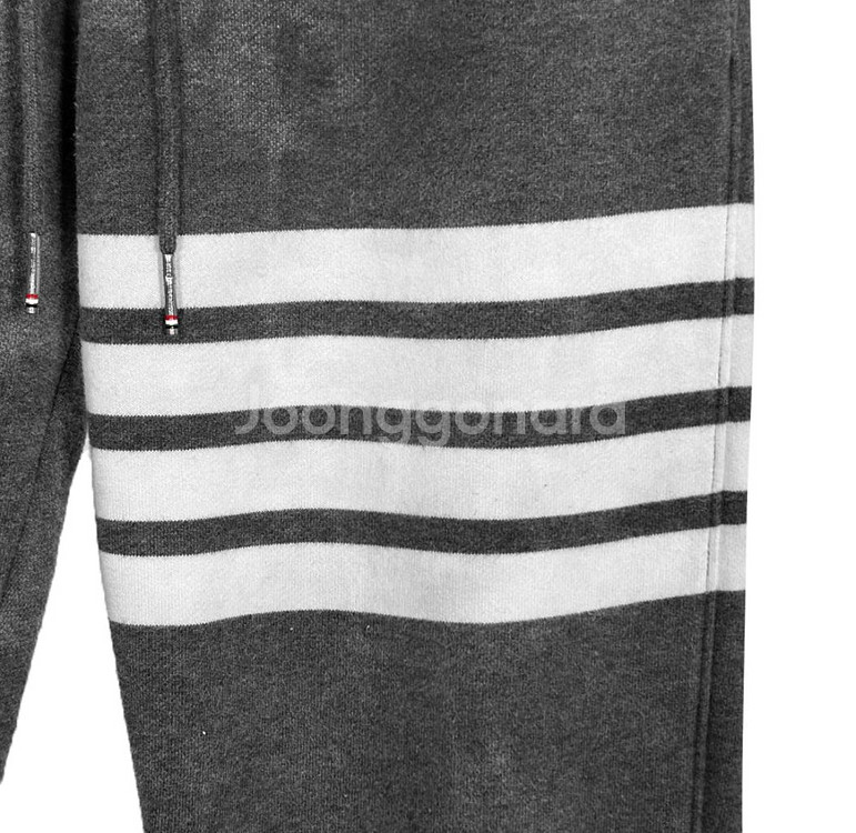 1] 톰브라운 사선완장 트레이닝 스웻 조거 팬츠 그레이--4