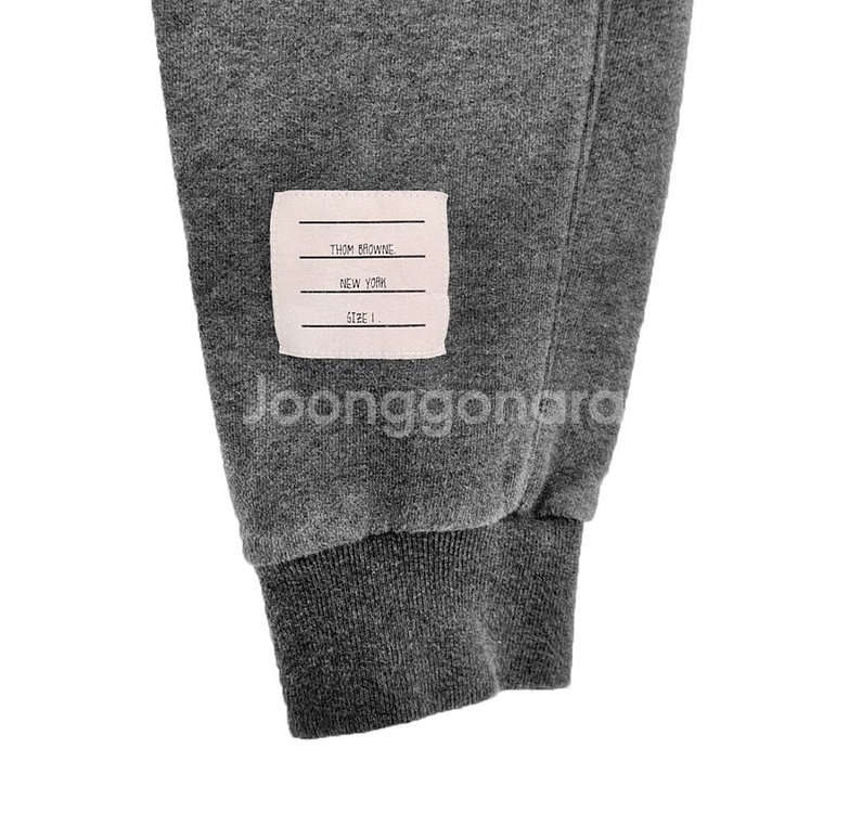 1] 톰브라운 사선완장 트레이닝 스웻 조거 팬츠 그레이--5