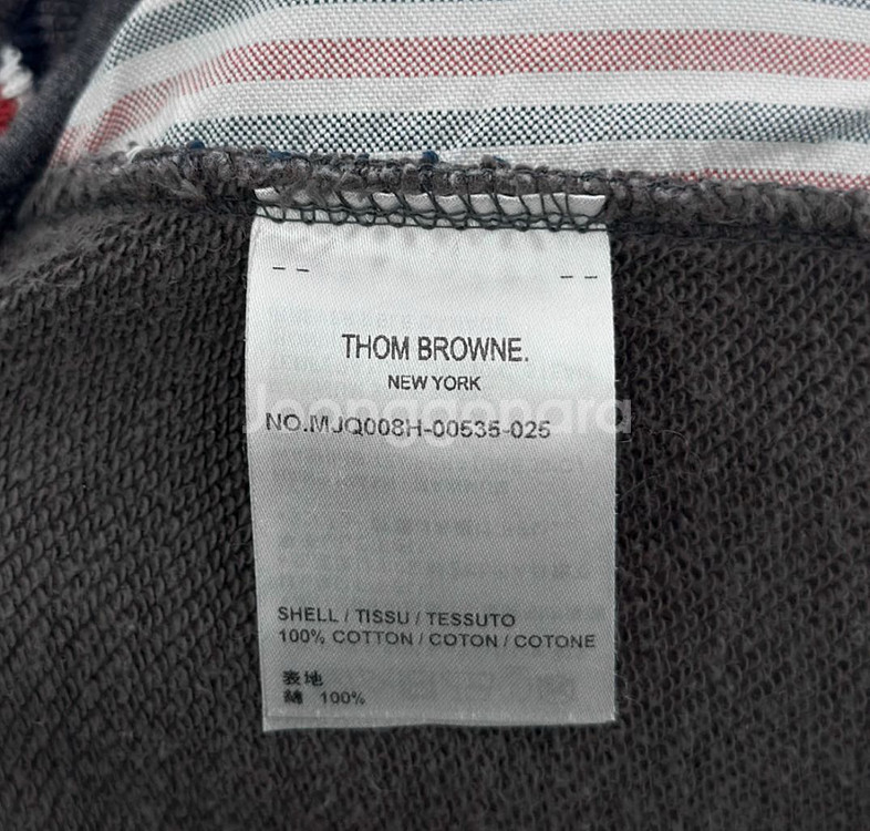 1] 톰브라운 사선완장 트레이닝 스웻 조거 팬츠 그레이--8