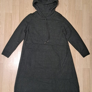 후드 니트 롱원피스(66)