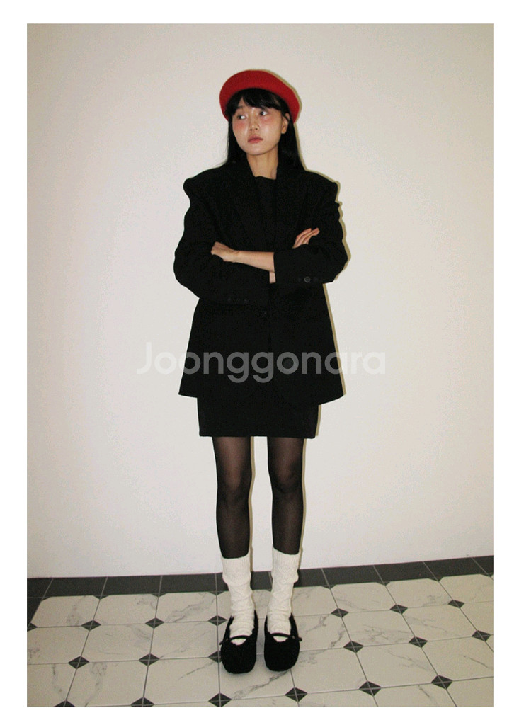 NUUS 누스 미아 시어링 메리제인 플랫--6