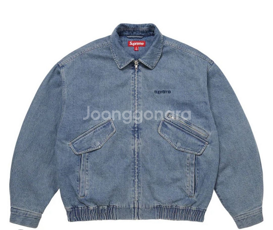 슈프림 유틸리티 데님 자켓 m--0