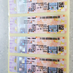 MS 윈도우 11 프로 정품 스티커 라벨