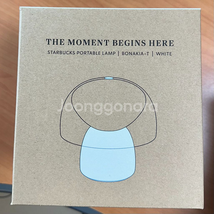 (미개봉)스타벅스 포터블 램프 보나키아-T 화이트--0