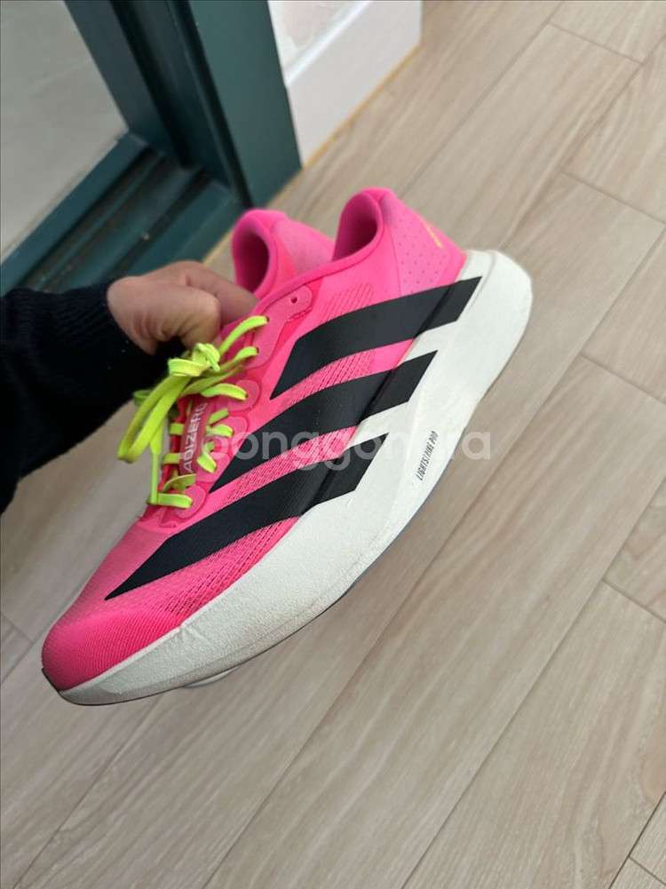 아디다스 아디제로 에보슬 245 핑크--2