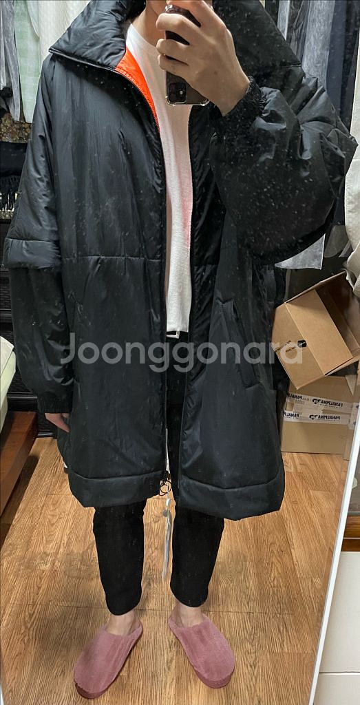 메종 마르지엘라 오버사이즈 패딩점퍼 M 새상품 판매--4