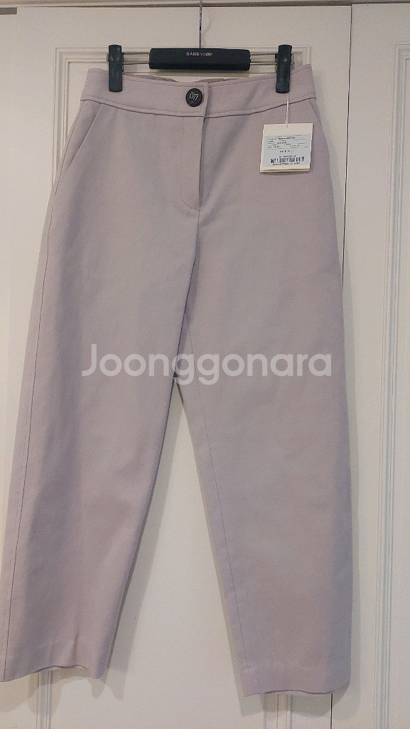 한섬 마인 [새옷] 테이퍼드 크롭팬츠--4