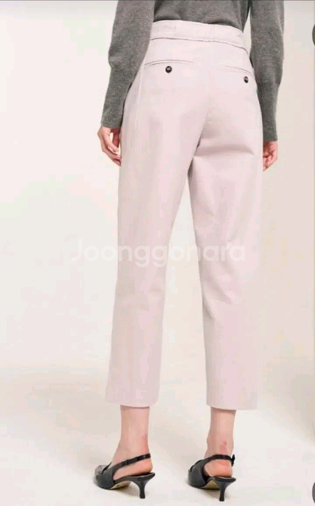 한섬 마인 [새옷] 테이퍼드 크롭팬츠--1