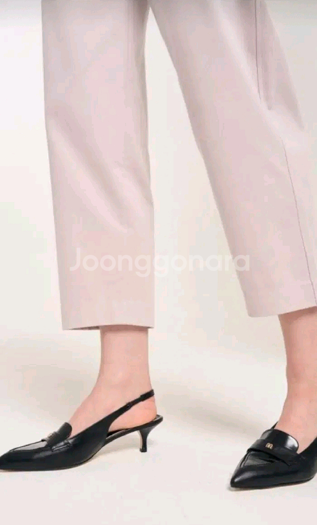 한섬 마인 [새옷] 테이퍼드 크롭팬츠--2