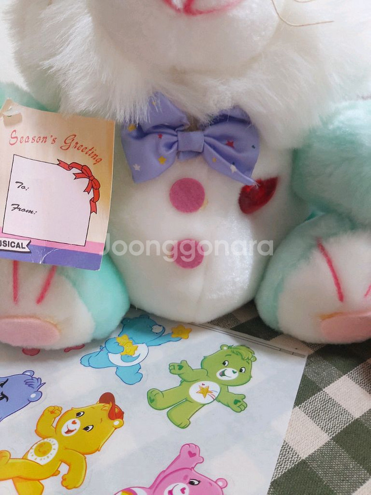 80s 빈티지 토끼 인형--1