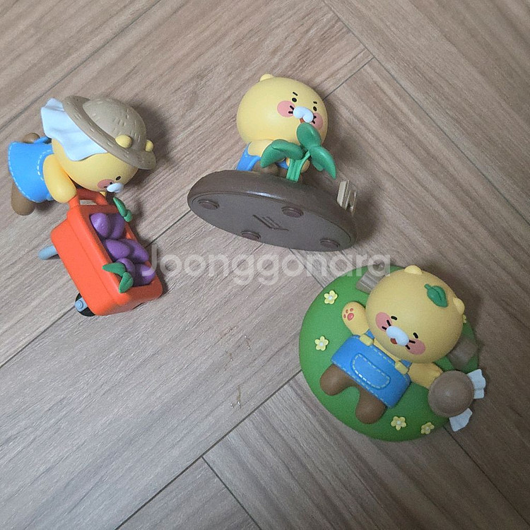 (일괄)카카오프렌즈 춘식이 고구마농장 씬피규어 세트--0