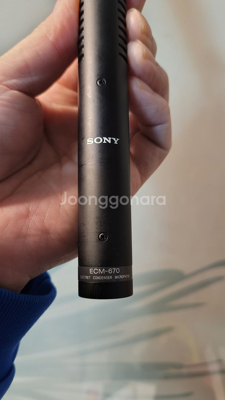 새것 같은 콘덴서 마이크 SONY ECM-670 팝니다--0