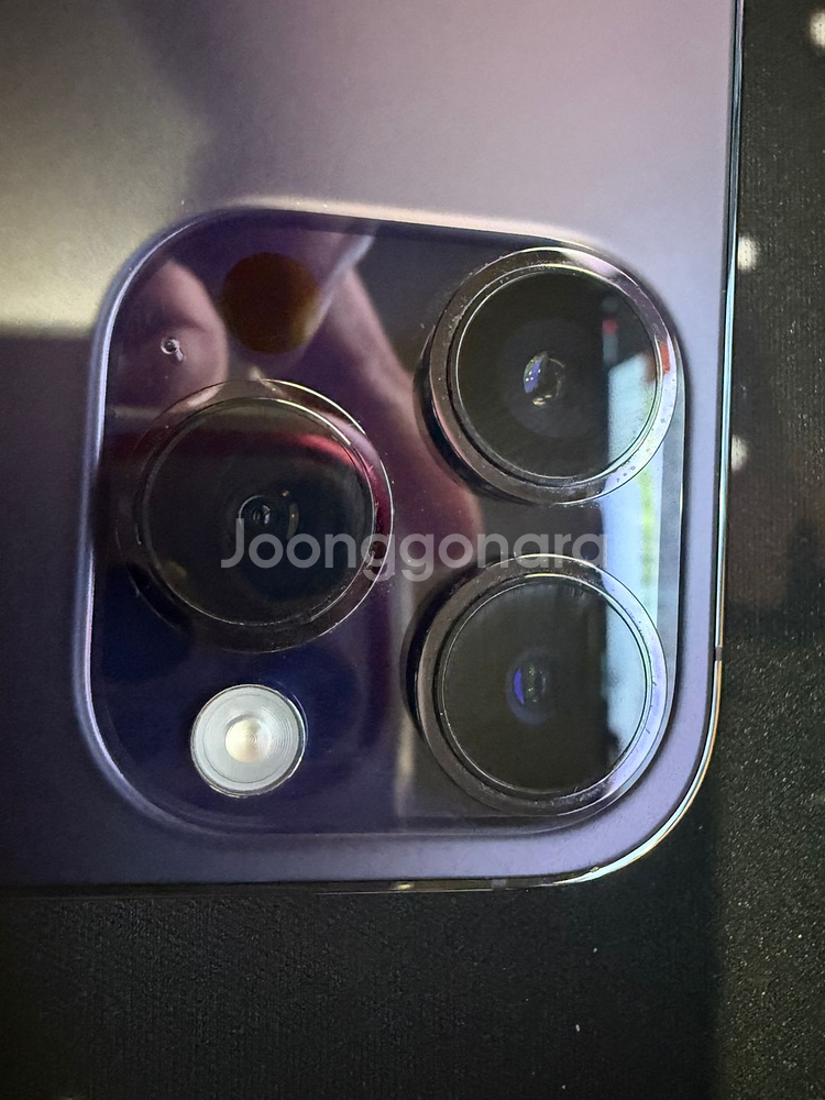 아이폰14프로 256g 퍼플 자급제 S급(베터리85%)--2