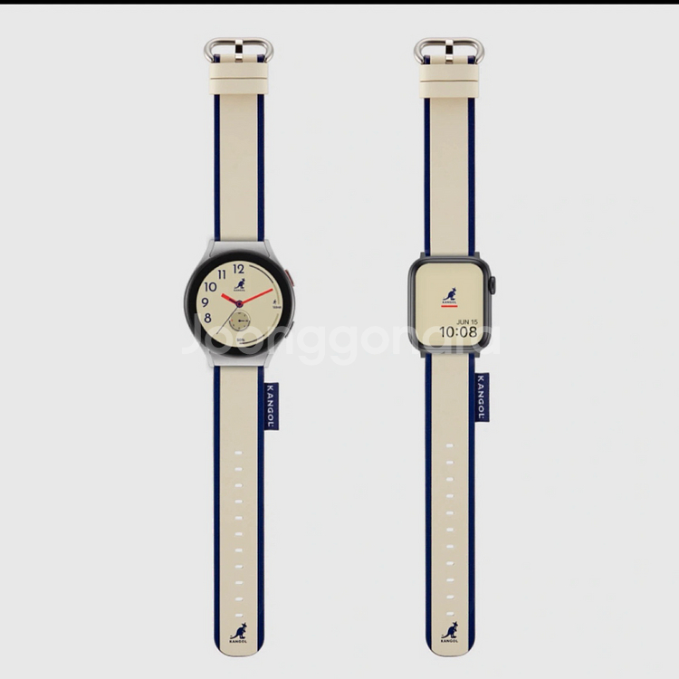 [스마트워치 밴드] 캉골 가죽 스트랩 - 미개봉 새제품--0