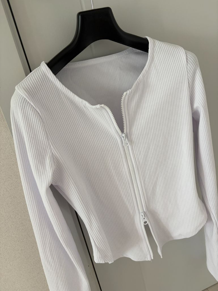 알로요가 ALO 골지 니트집업 가디건 (S사이즈)--1