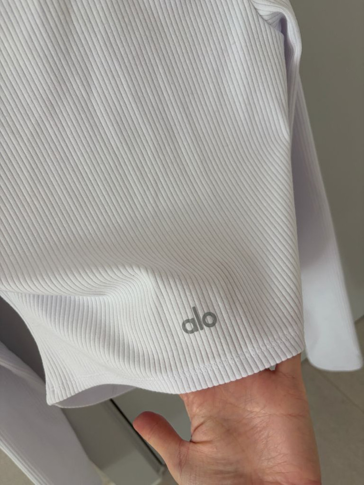 알로요가 ALO 골지 니트집업 가디건 (S사이즈)--3