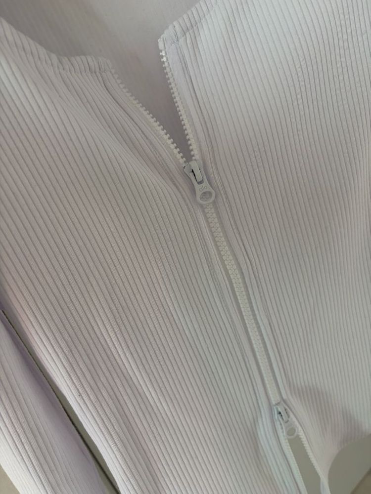 알로요가 ALO 골지 니트집업 가디건 (S사이즈)--5