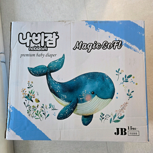 나비잠 매직소프트 기저귀 (점보,6팩 미개봉)