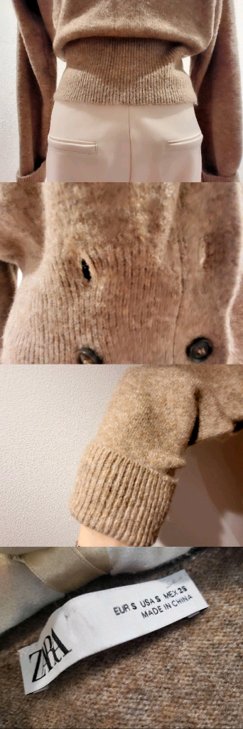 ZARA 울혼방 가디건 (S/55~66)--3
