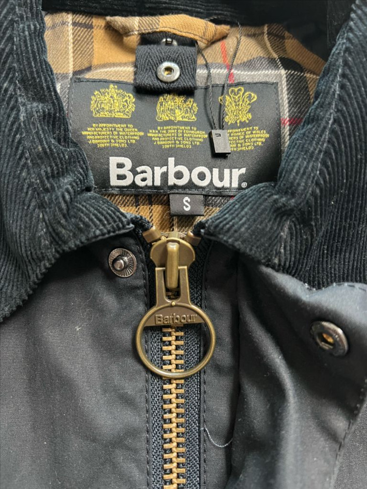 바버 애쉬비 남성 S(약 95) 네이비 색상--1