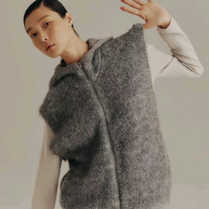 (새상품) 구호 후드집업 니트베스트