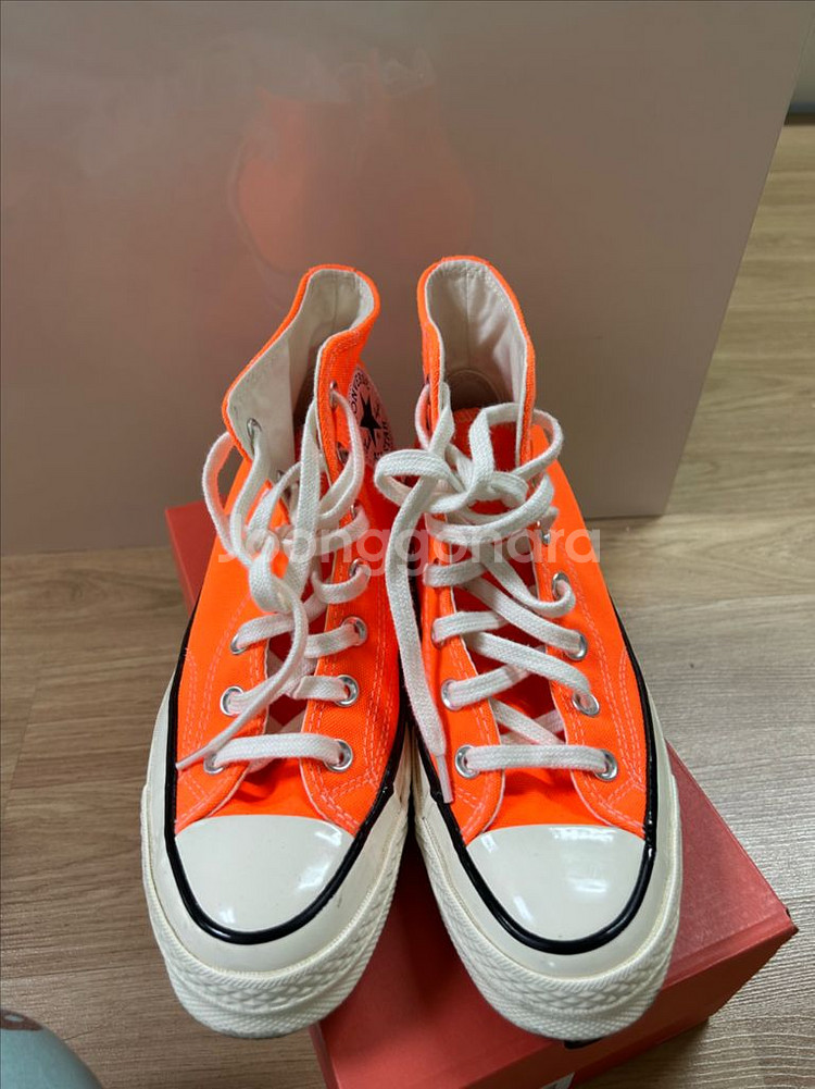 컨버스 척테일러 시즈널 형광 오렌지 240--4