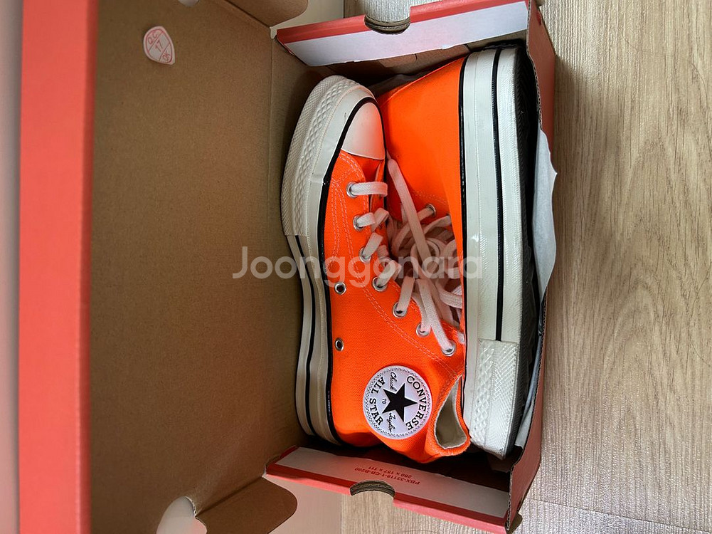 컨버스 척테일러 시즈널 형광 오렌지 240--5