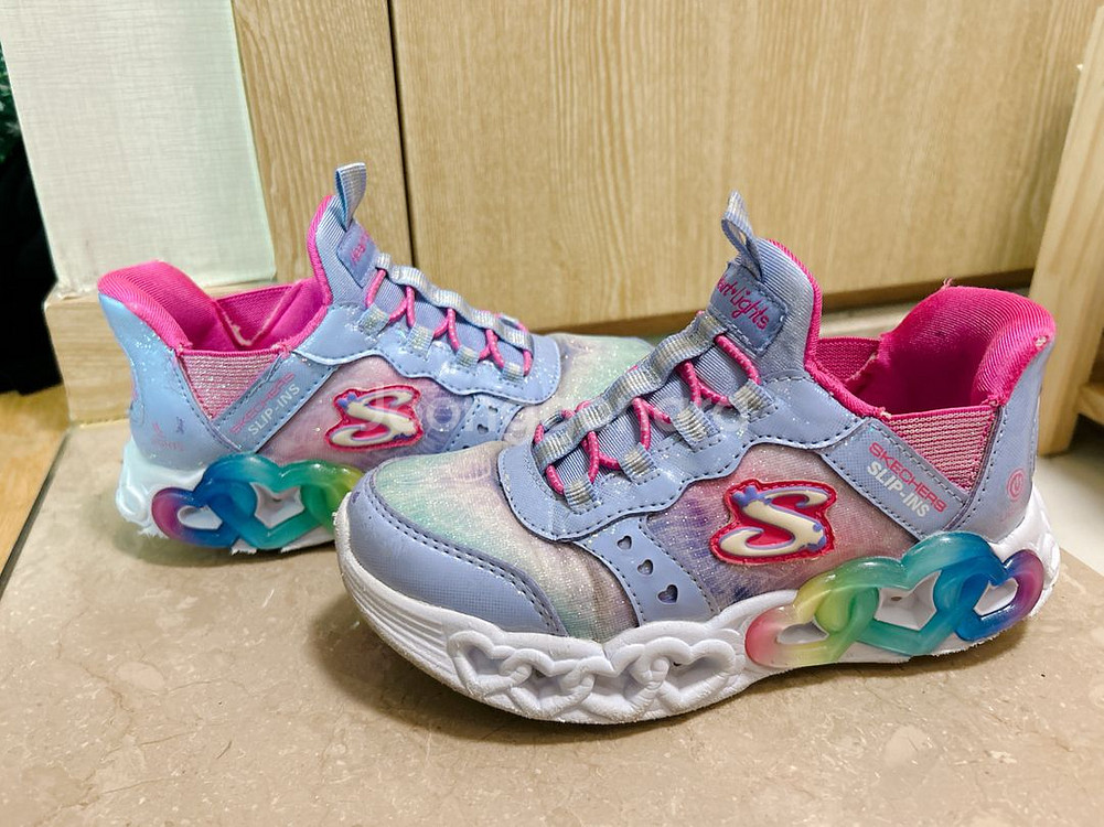 스케쳐스키즈 여아 슬립인스 운동화 180사이즈--2