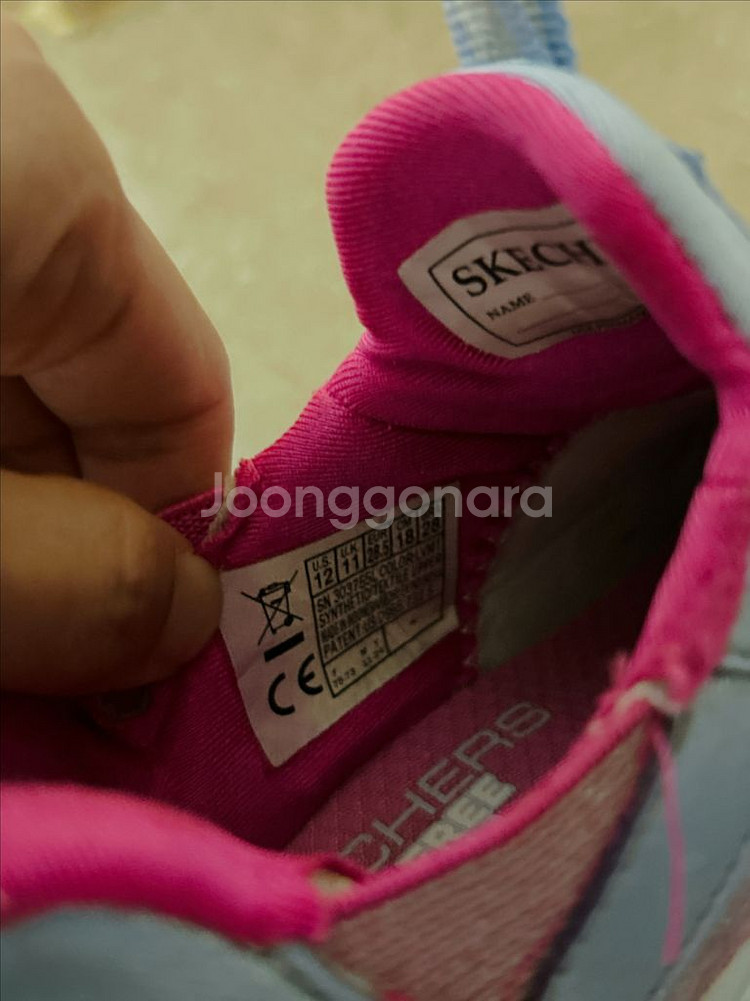 스케쳐스키즈 여아 슬립인스 운동화 180사이즈--6