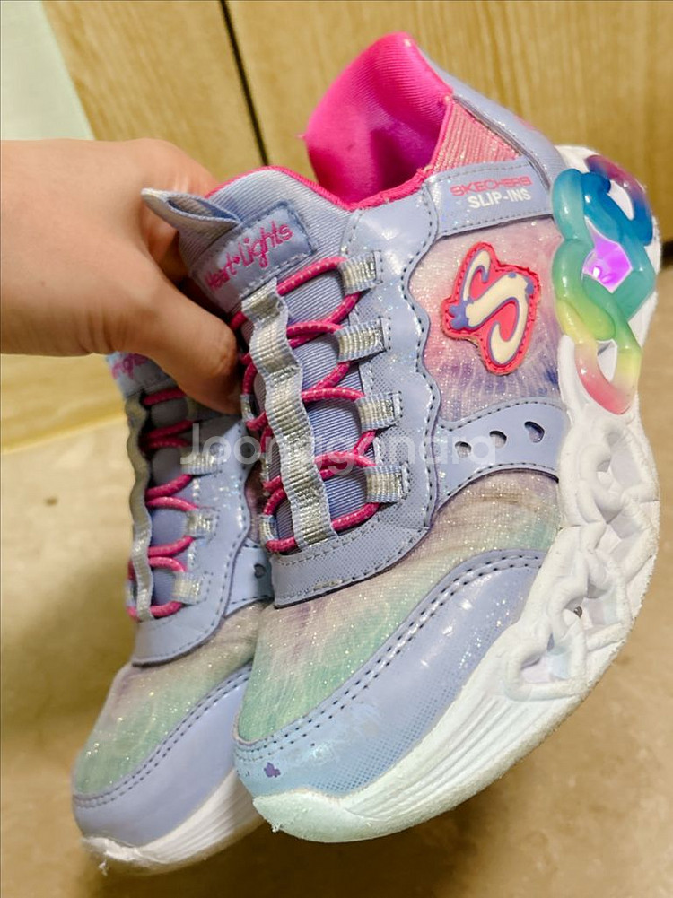 스케쳐스키즈 여아 슬립인스 운동화 180사이즈--7