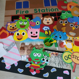 튼튼영어프리스쿨 규리 교재+교구재 일괄 판매해요