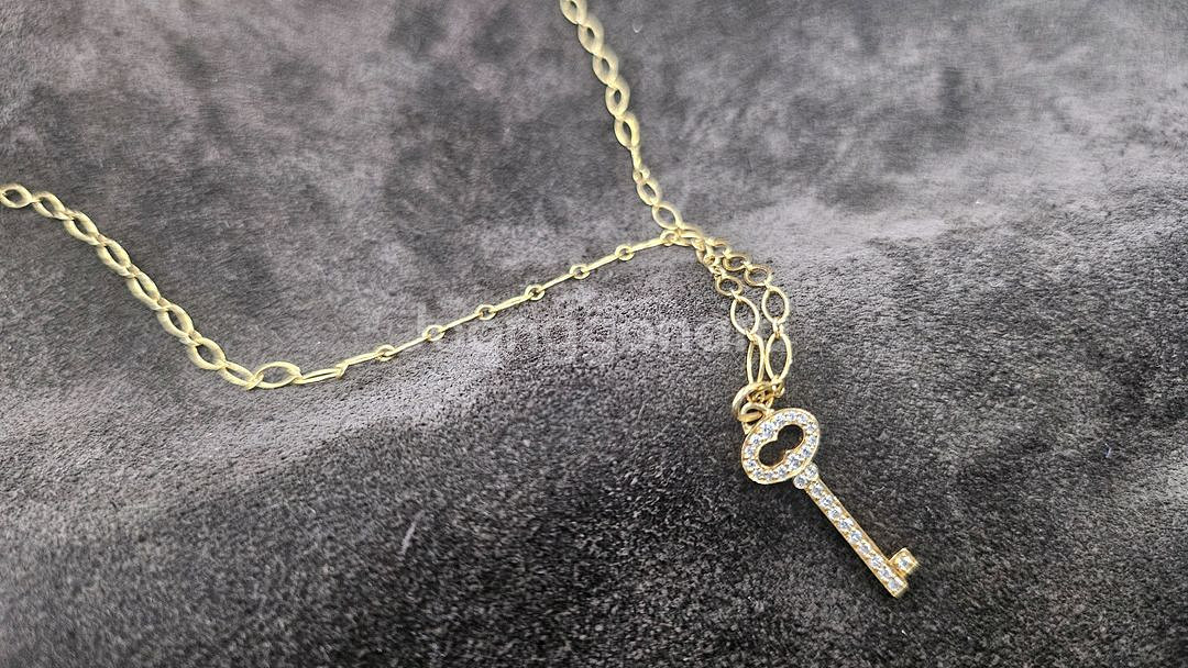 티파니앤코 오벌 체인 오벌다이아키--4