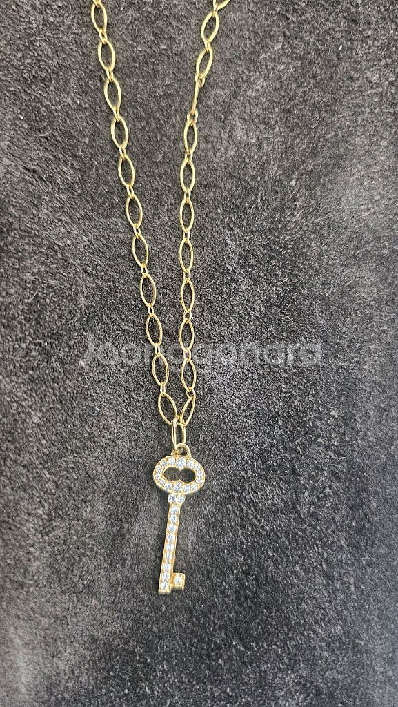 티파니앤코 오벌 체인 오벌다이아키--2