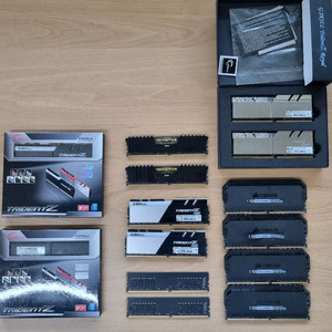 지스킬, 커세어 여러가지 ddr4 램