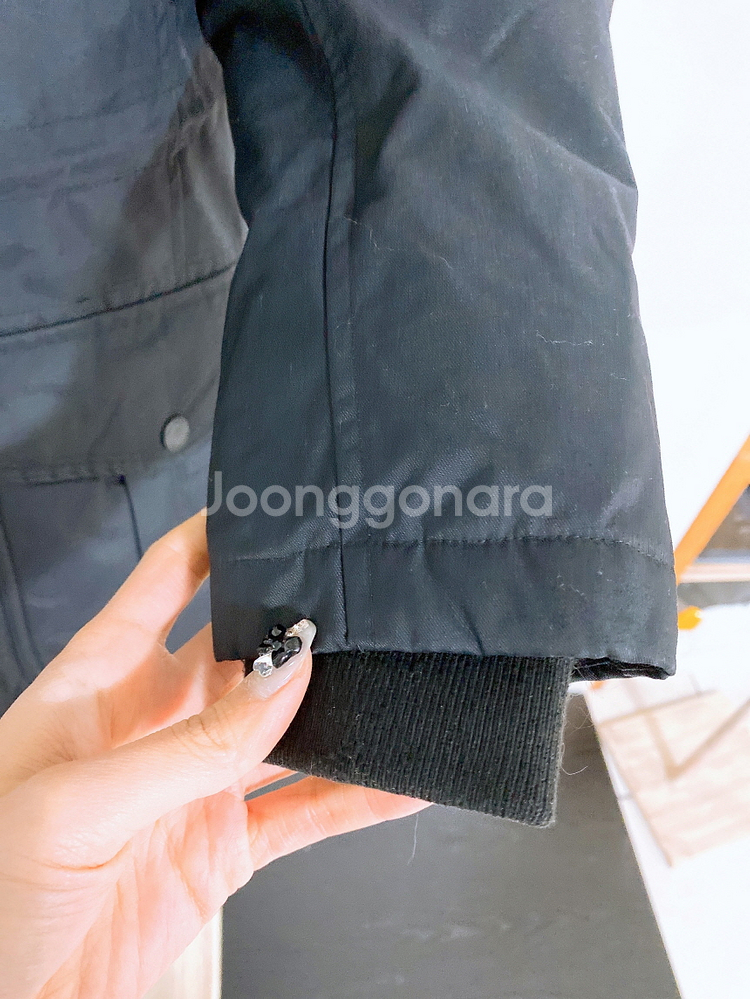 (정품)캘빈클라인오리털후드하프패딩점퍼(여성용90)--3