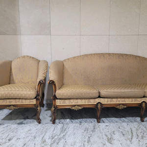 이태리 엔틱 3인소파+1인소파세트