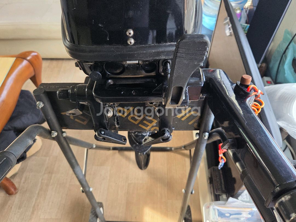 고무보트 /15마력엔진--1