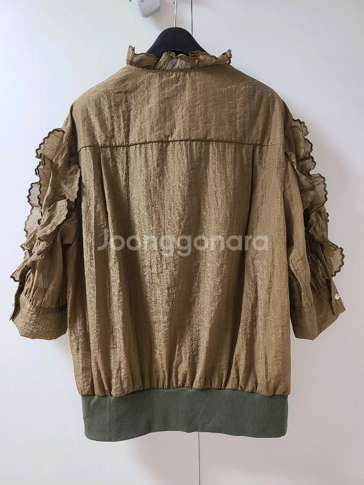 랑방 블라우스 모조에스핀 샤틴 한섬 쥬크 마인 타임--3