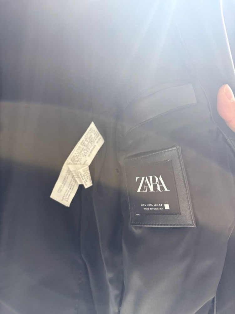 ZARA 자라 리얼레더 라이더 가죽 자켓 이미지