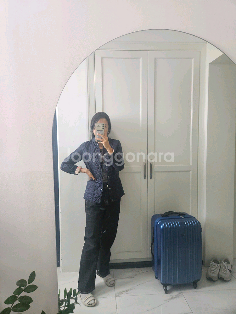 버버리 퀼팅 자켓 버버리패딩 14y 44 55--5