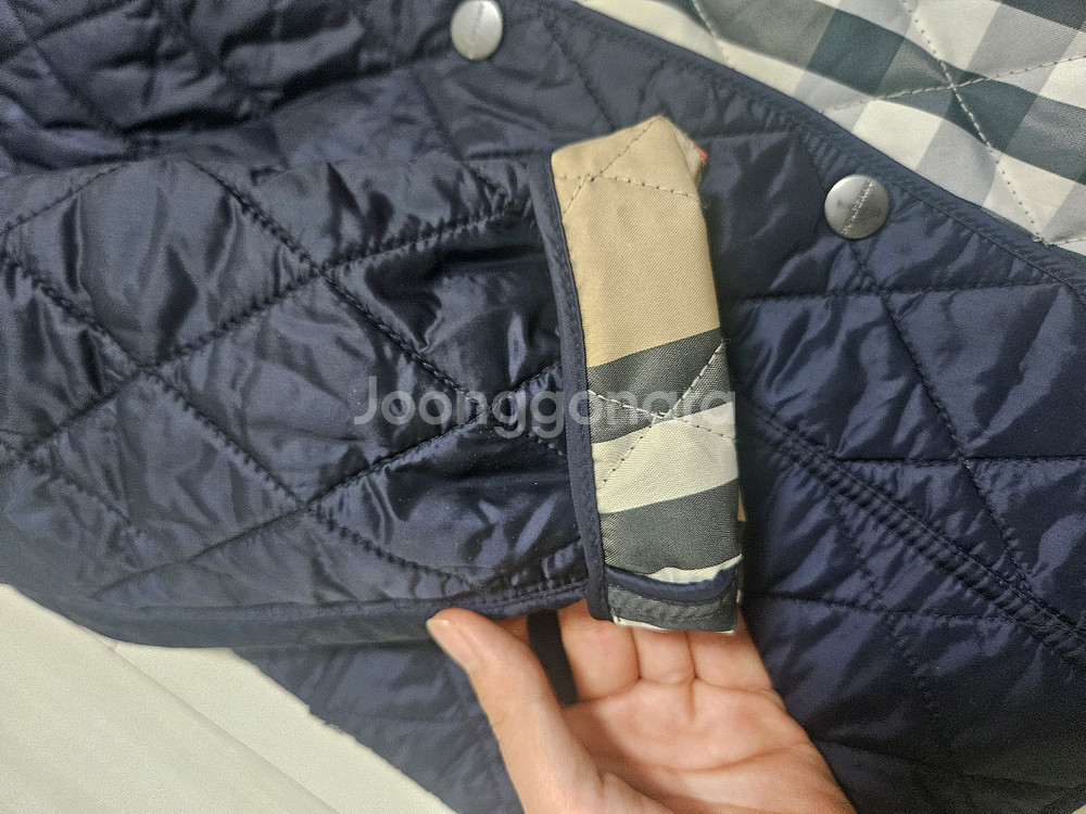 버버리 퀼팅 자켓 버버리패딩 14y 44 55--3