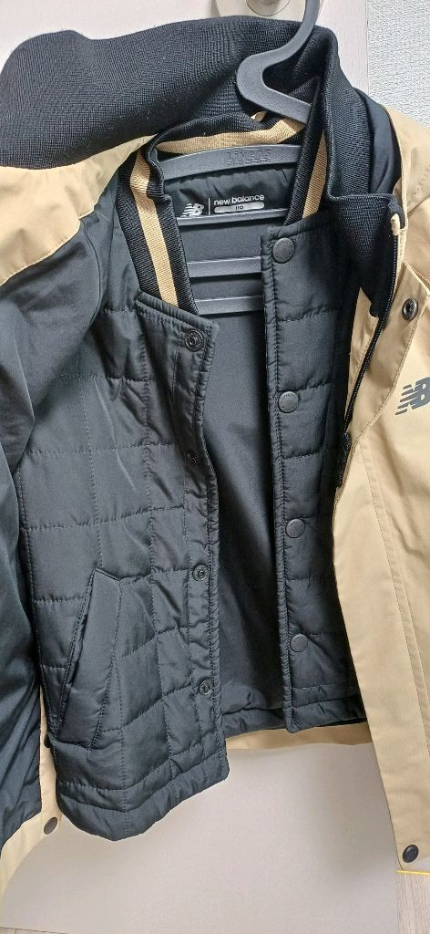 뉴발란스키즈 바람막이 + 경량패딩 세트 상품 110--2