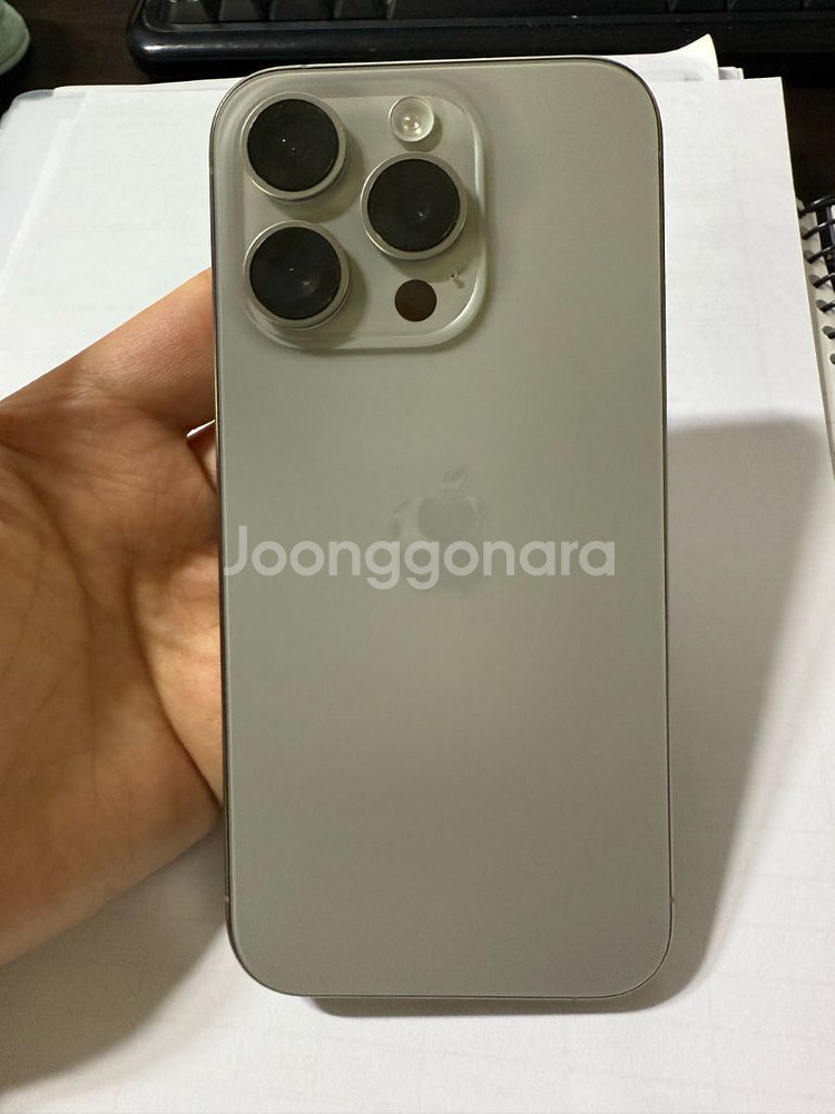 아이폰15 프로 실버--2